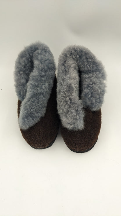 Fur Trim Slippers — Studio