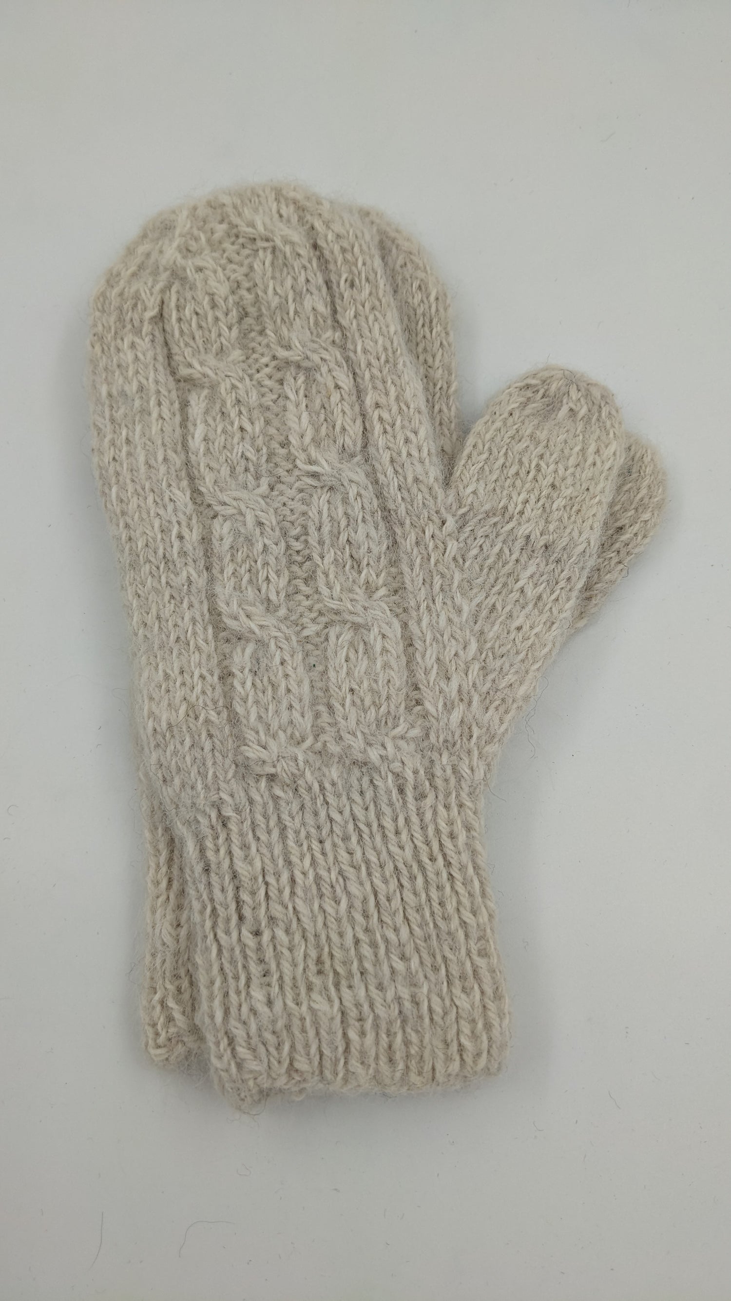 Texture Knit Mittens SAMPLE