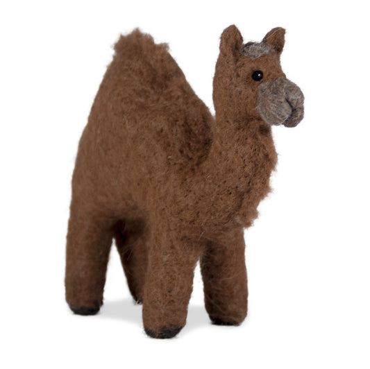 Camel: Wildlife Felted Alpaca Sculpture