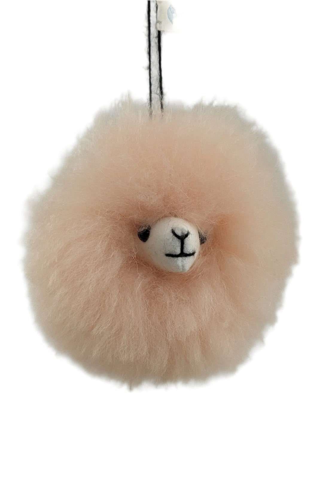 Plush Alpaca Face Ornament - Colorful