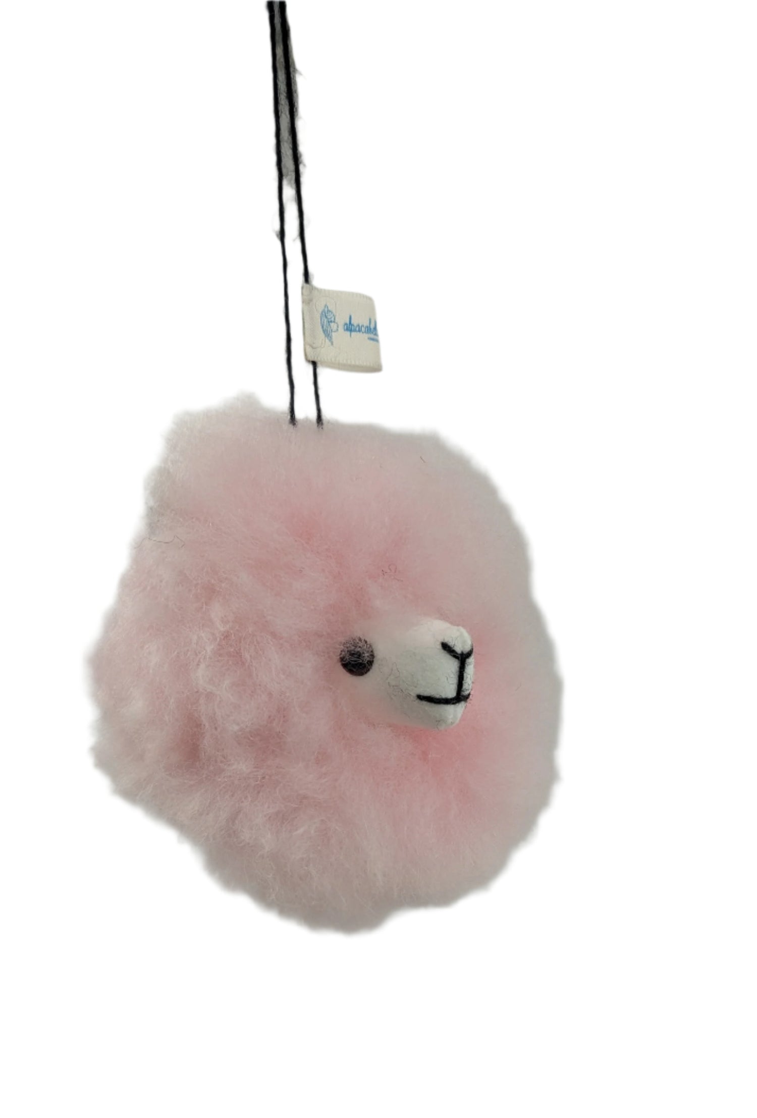 Plush Alpaca Face Ornament - Colorful