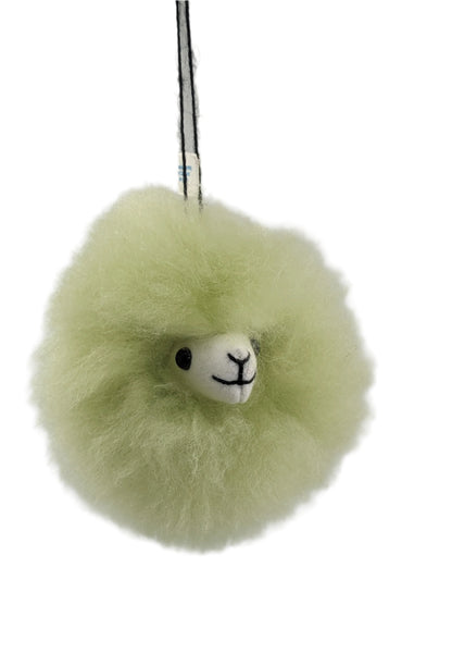 Plush Alpaca Face Ornament - Colorful