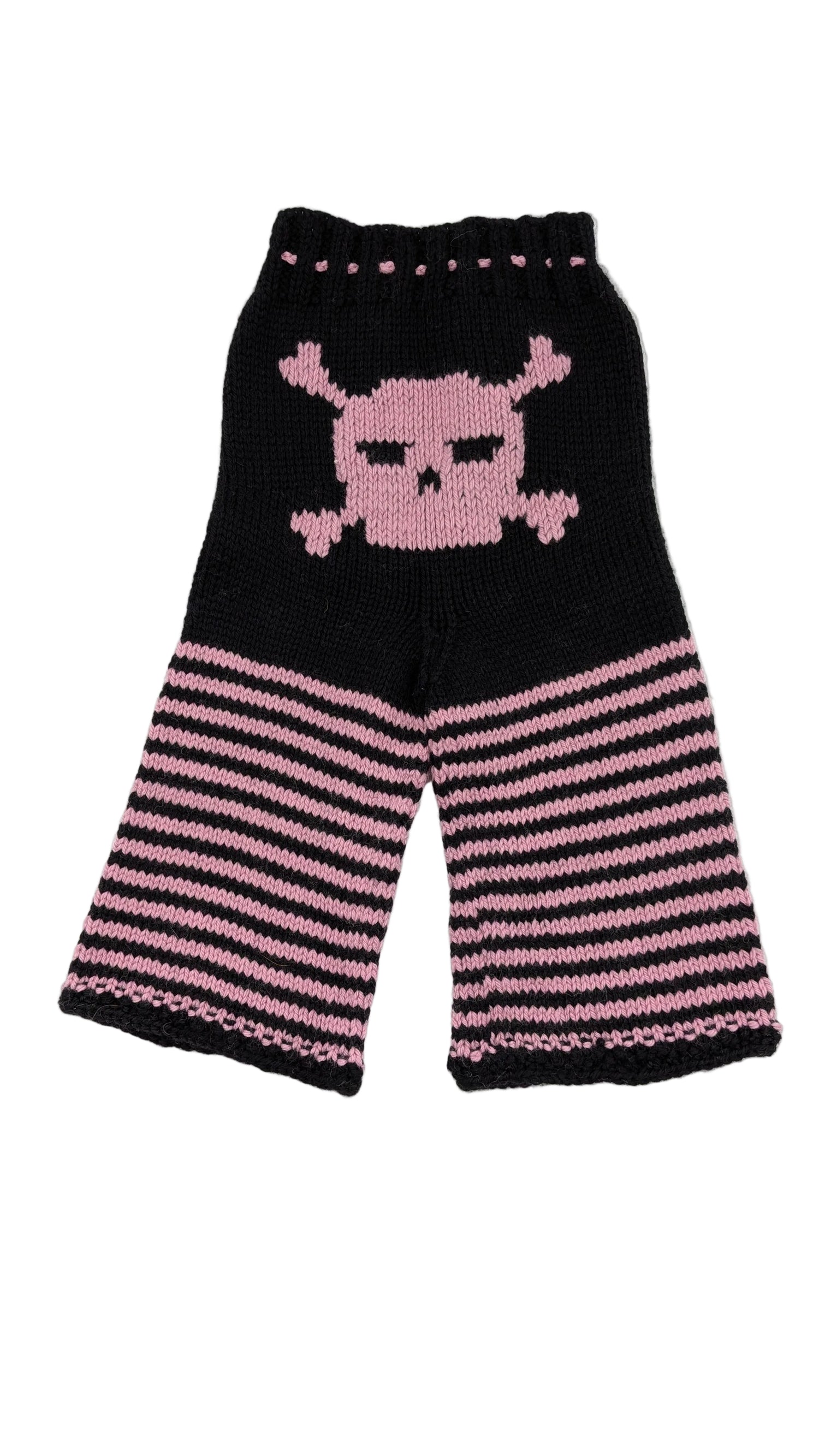 Handknit toddler wool pants