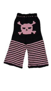 Handknit toddler wool pants