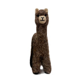 Lanart original felted alpaca figure in natural brown