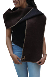 Boho Chic Reversible Scarf - Lanart Alpaca