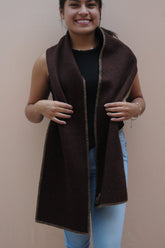 Boho Chic Reversible Scarf - Lanart Alpaca