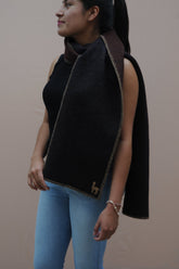 Boho Chic Reversible Scarf - Lanart Alpaca