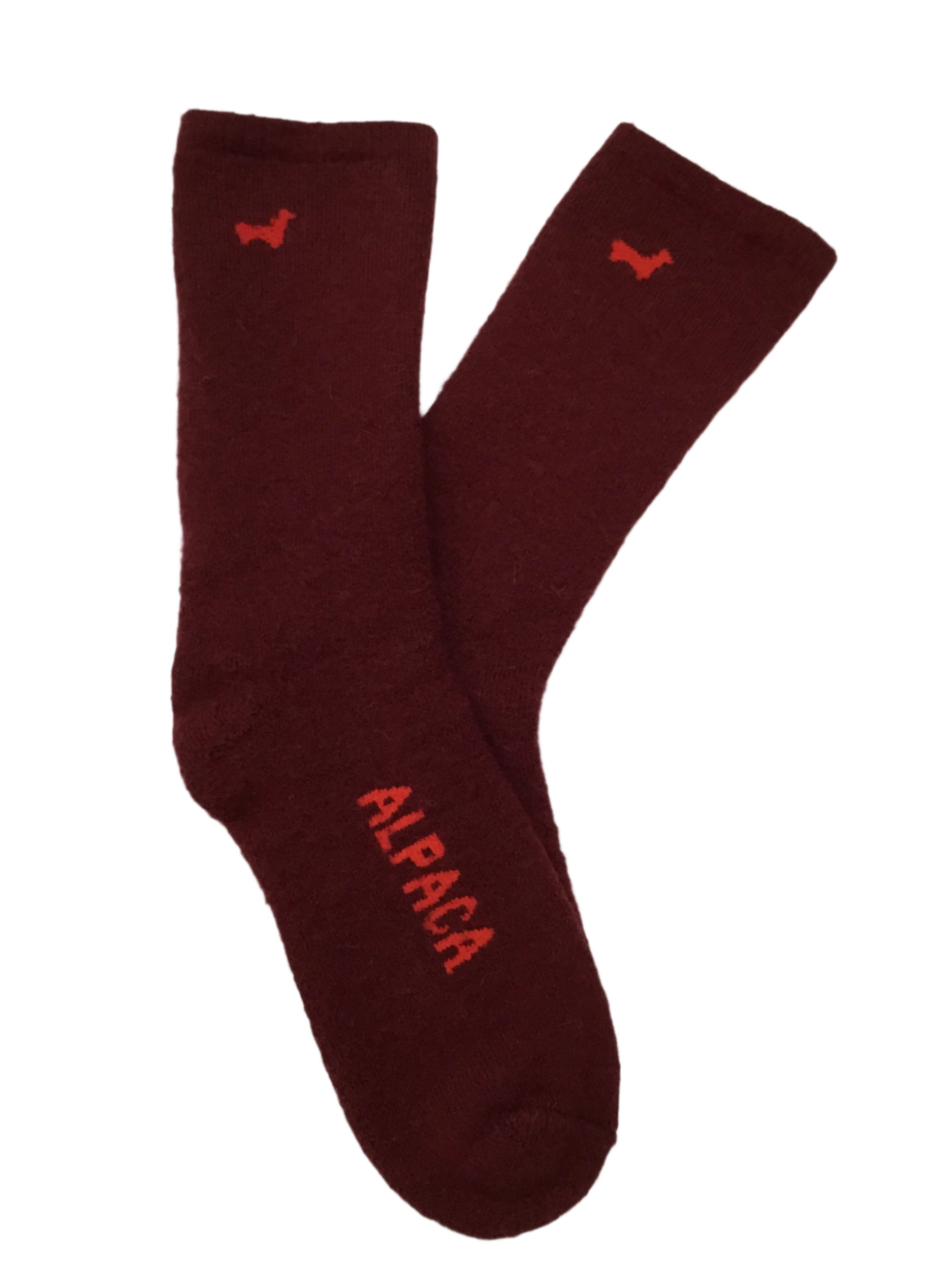 Rugged Terrain Socks Burgundy