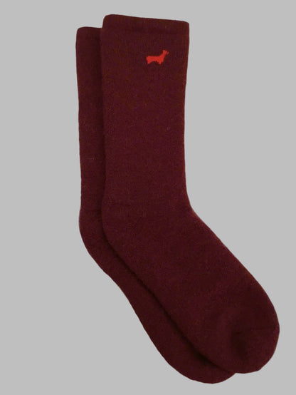 Rugged Terrain Socks Burgundy