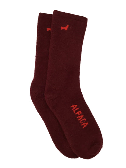 Rugged Terrain Socks Burgundy