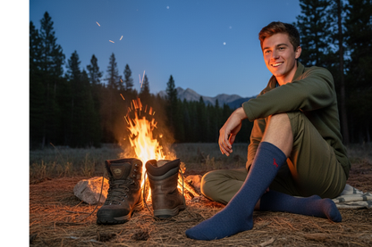 Everest Outdoor Alpaca Socks Denim
