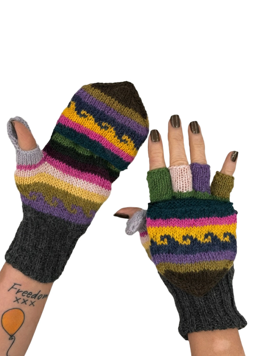Fiesta Glittens - Two in One