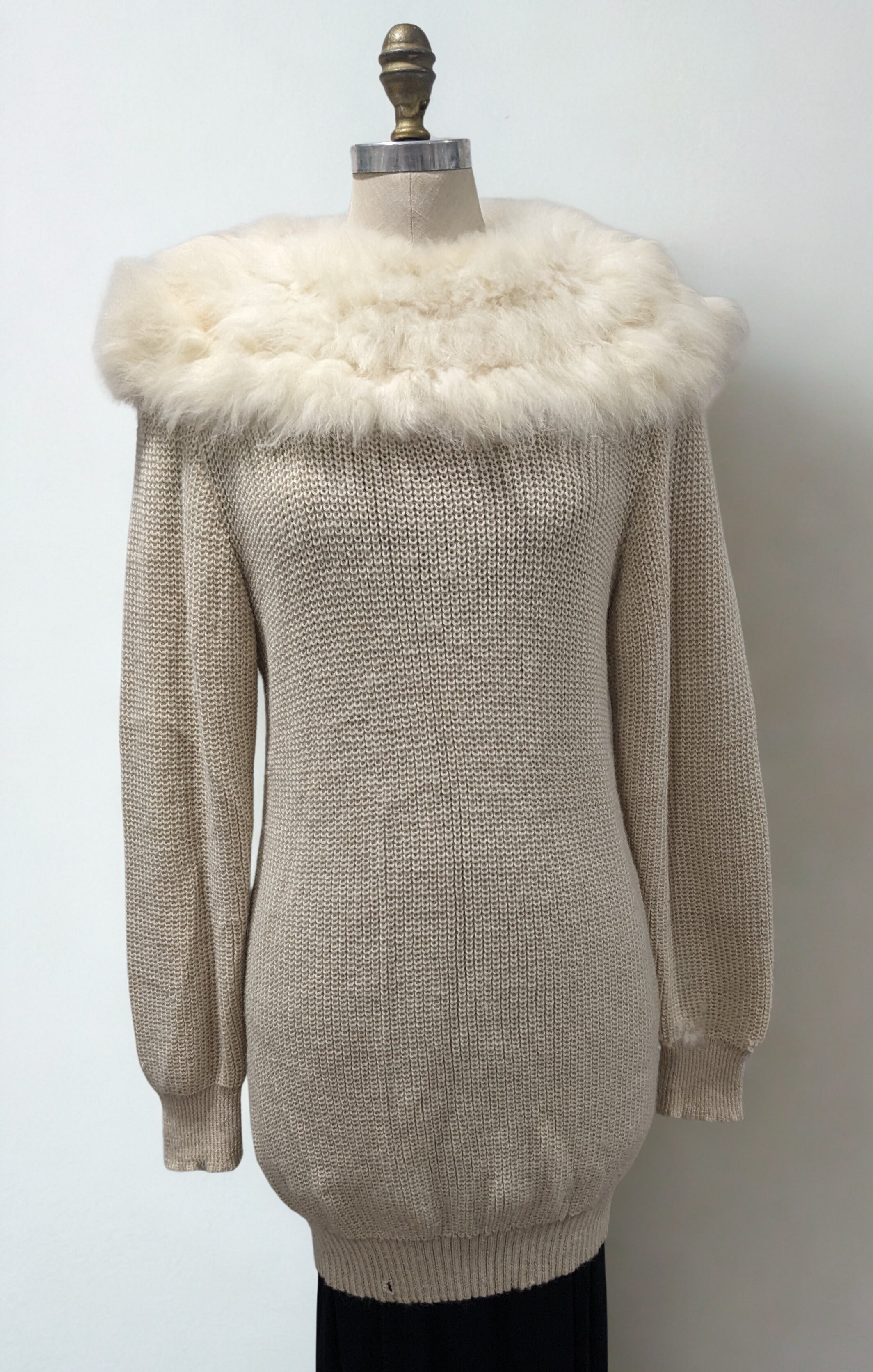 Fur Trim Sweater — Studio
