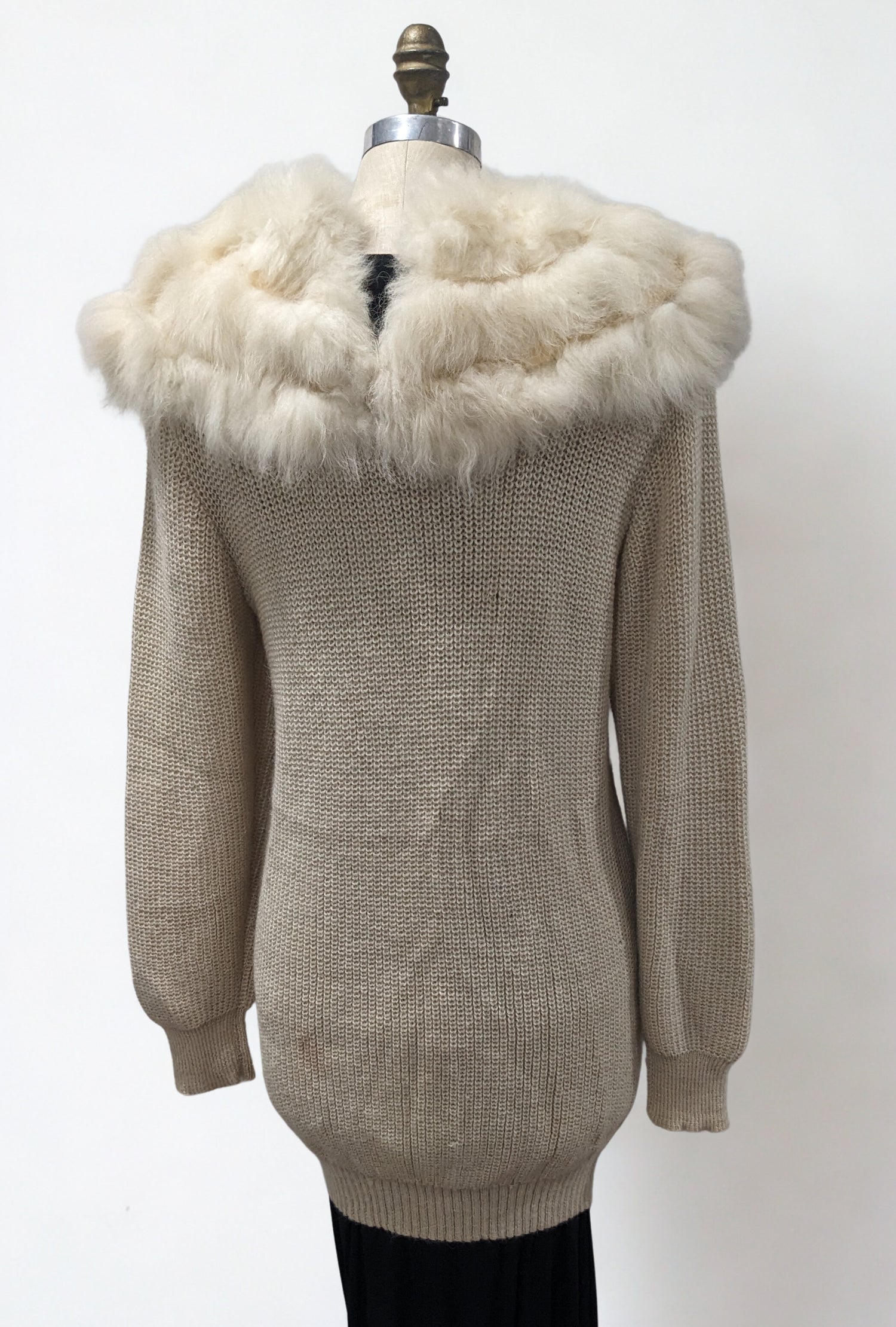 Fur Trim Sweater — Studio
