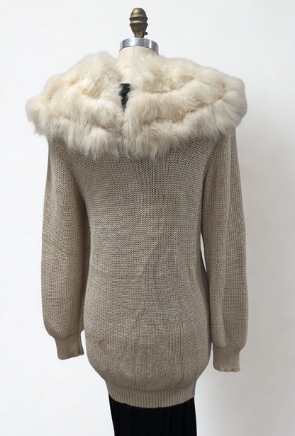 Fur Trim Sweater — Studio