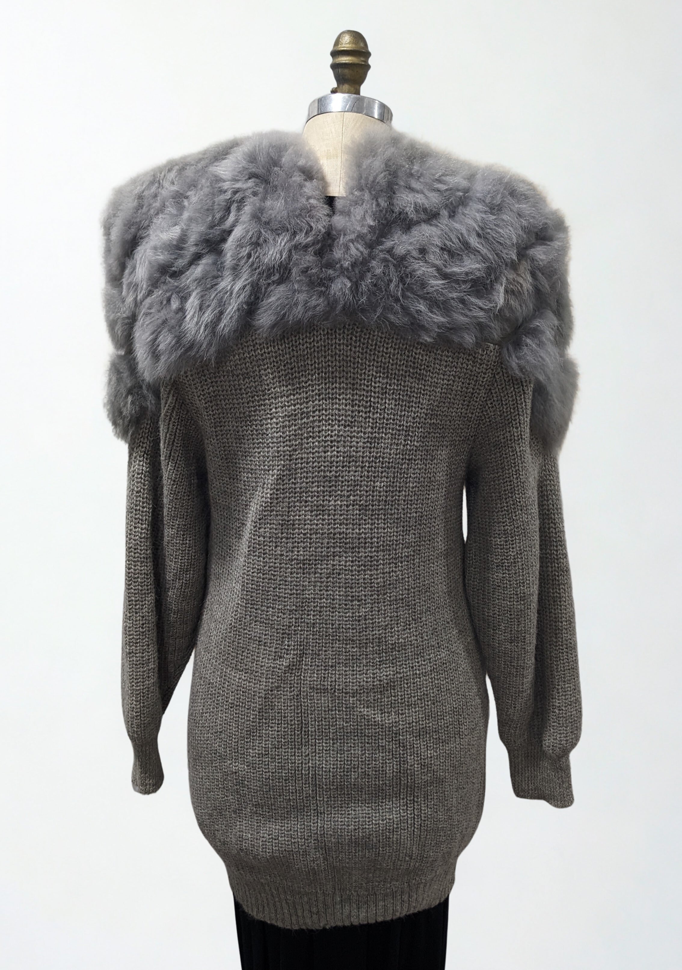 Fur Trim Sweater — Studio