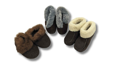 Fur Trim Slippers — Studio