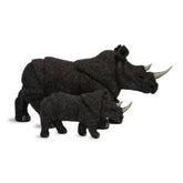 Grand Rhino Showpiece - Lanart Alpaca