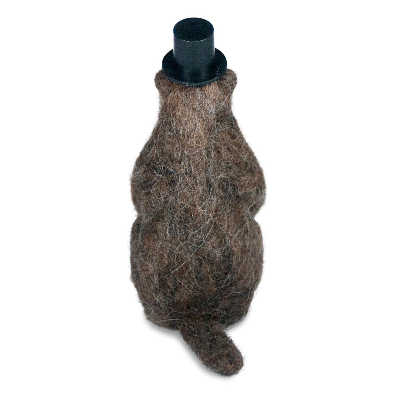 Groundhog: Wildlife Felted Alpaca Sculpture