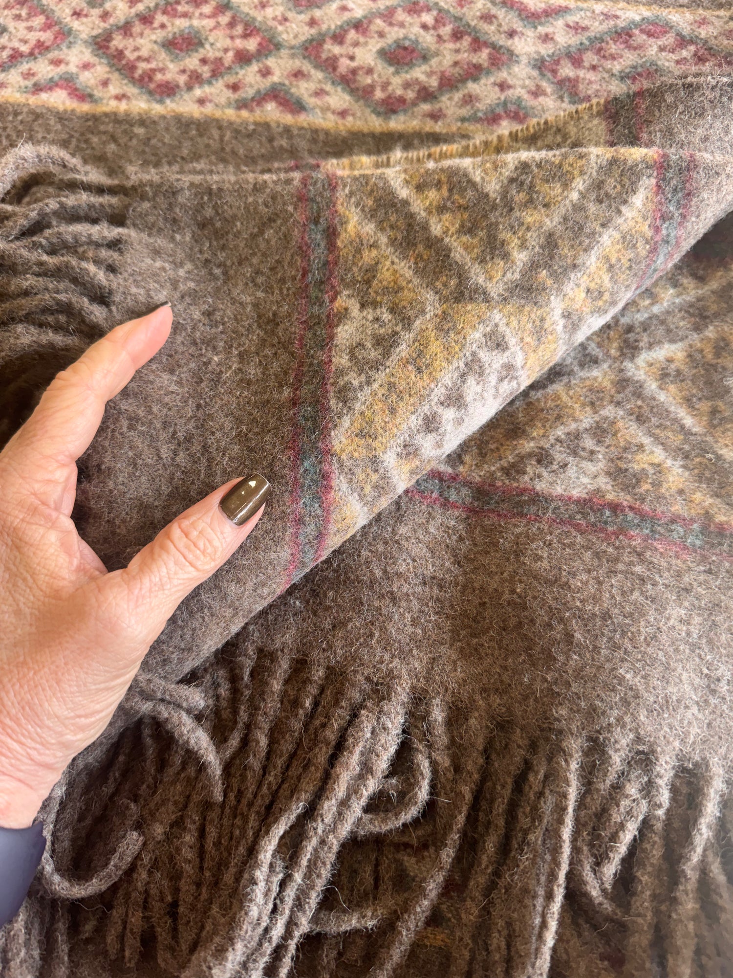 Cherokee Chief Throw - Flax