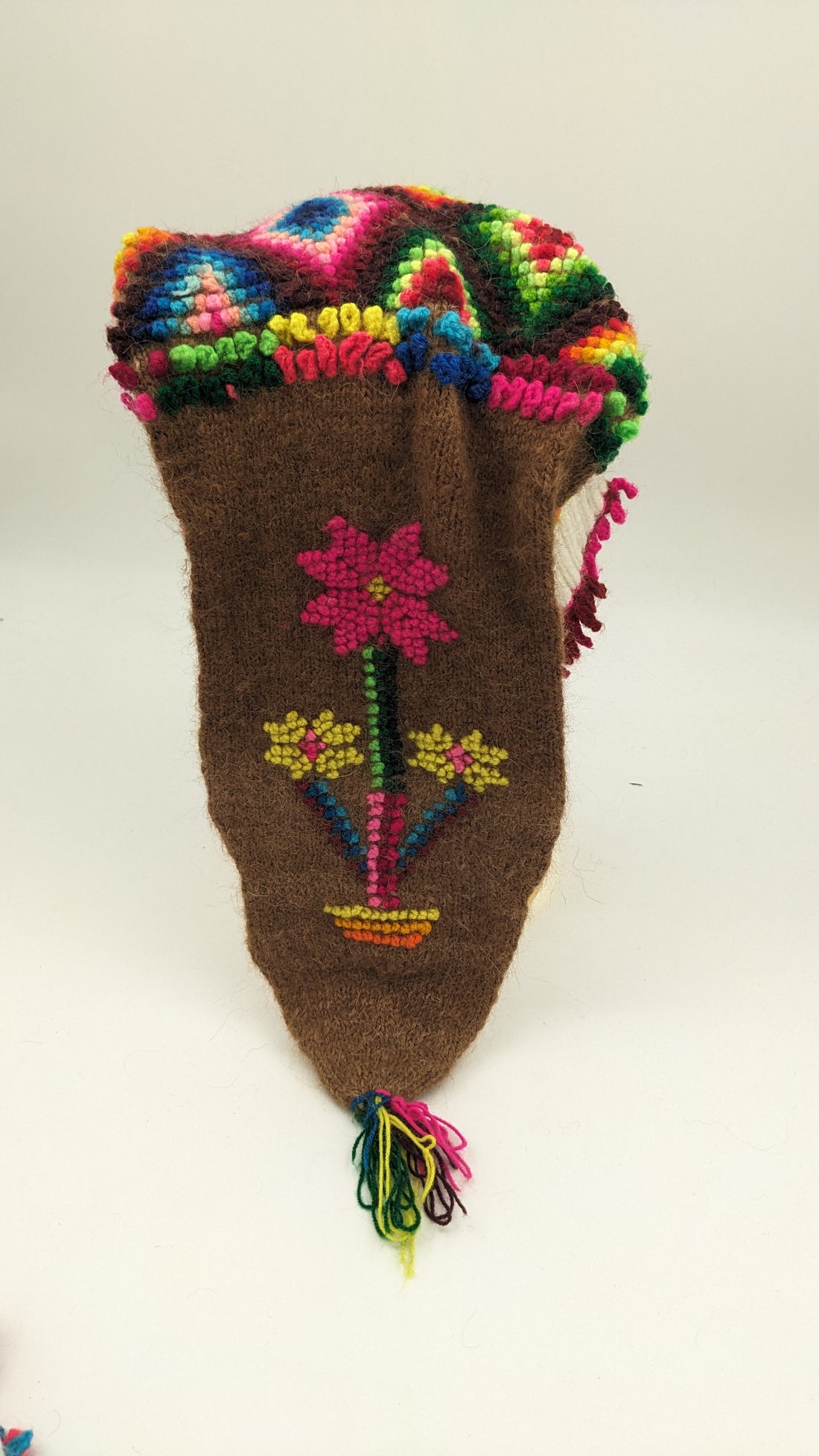 Traditional Long Rainbow Hat— Studio