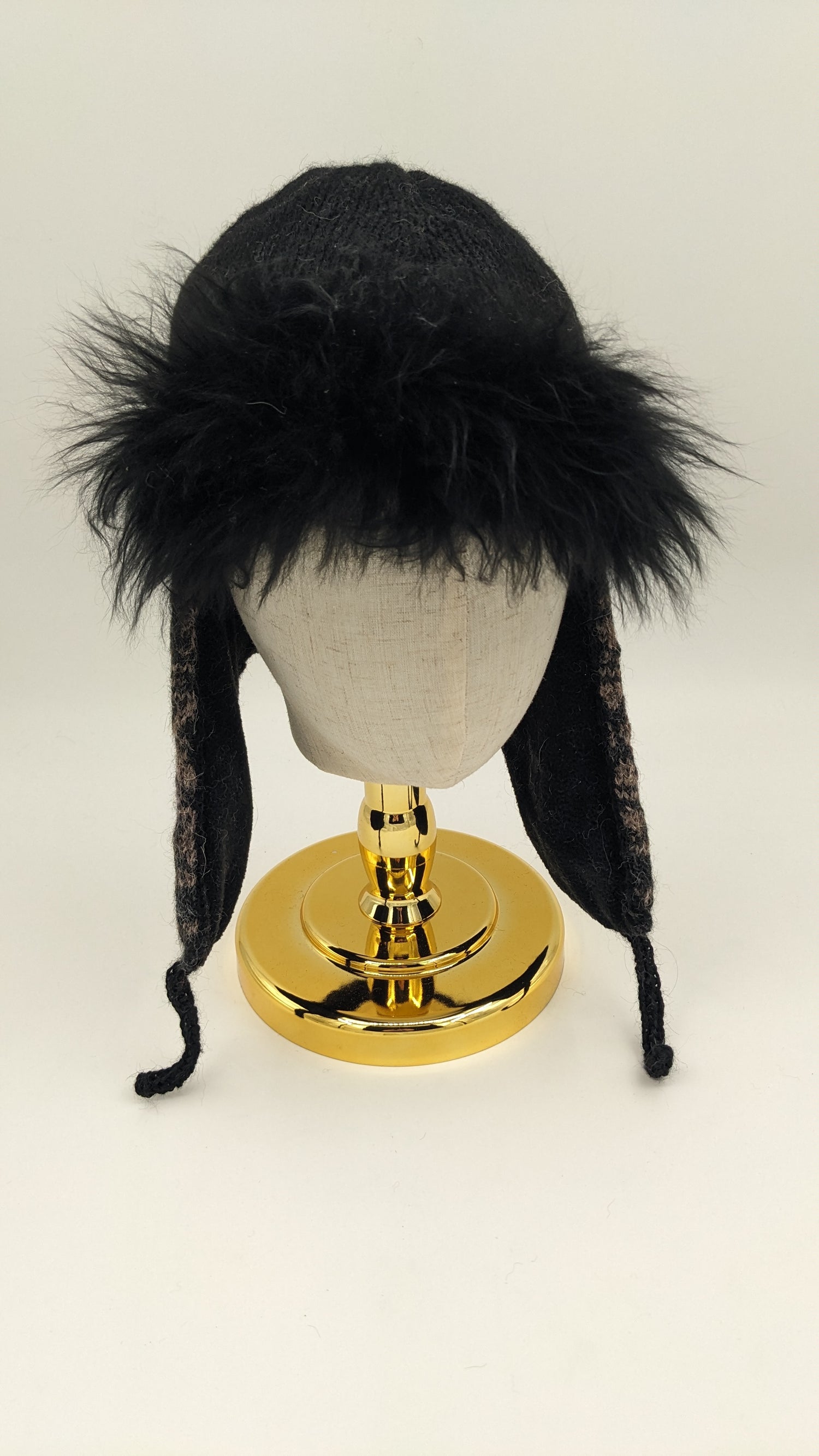 Fur Trim Trapper Alpaca Hat— Studio