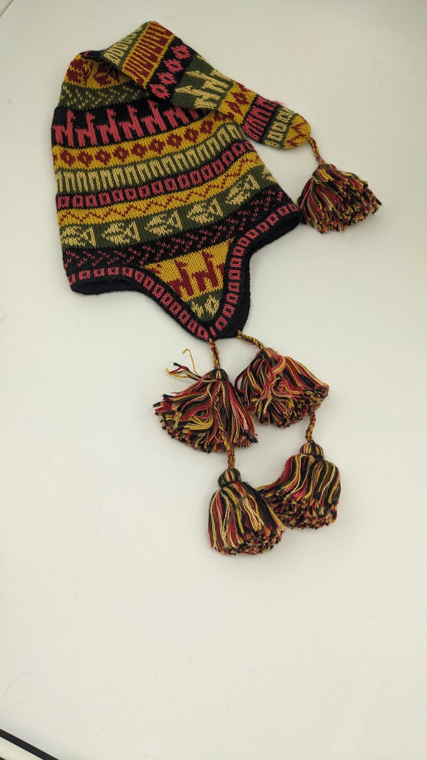 Ethnic Long Chullo Hat— Studio