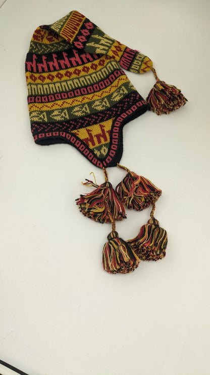 Ethnic Long Chullo Hat— Studio