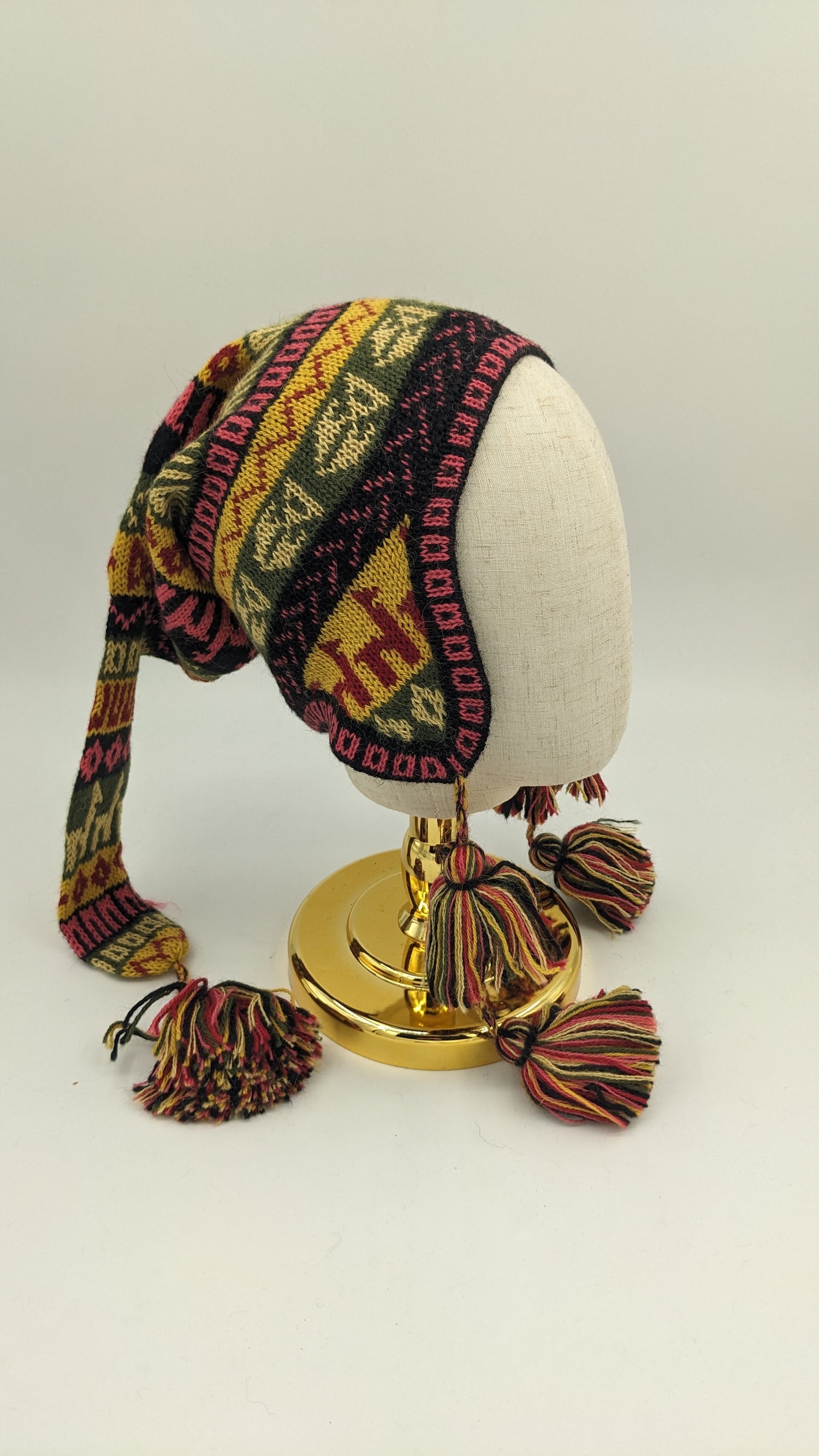 Ethnic Long Chullo Hat— Studio