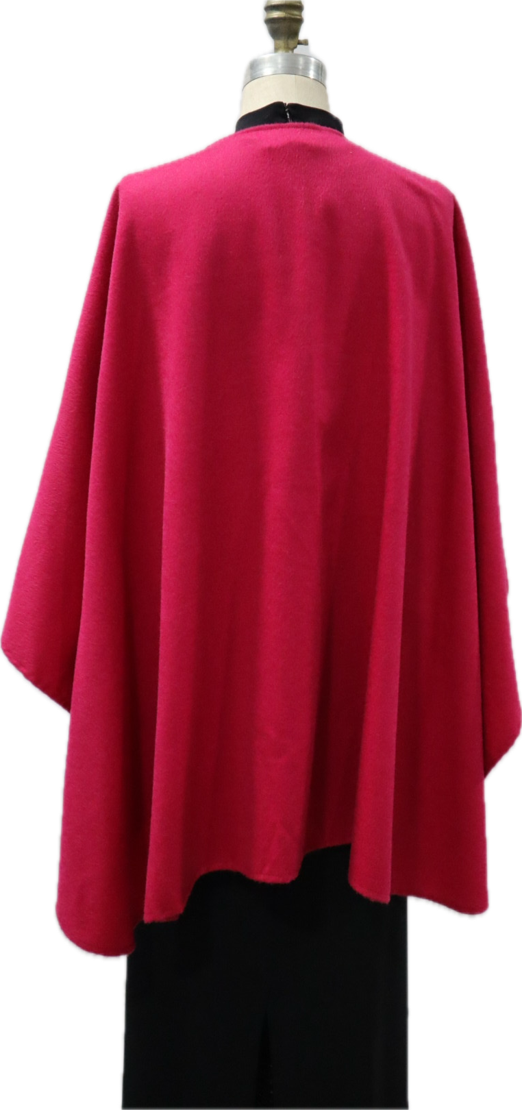 Fuchsia Fabric Cape