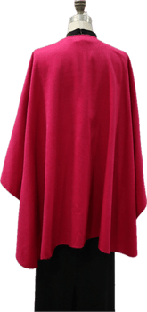 Fuchsia Fabric Cape - Lanart Alpaca