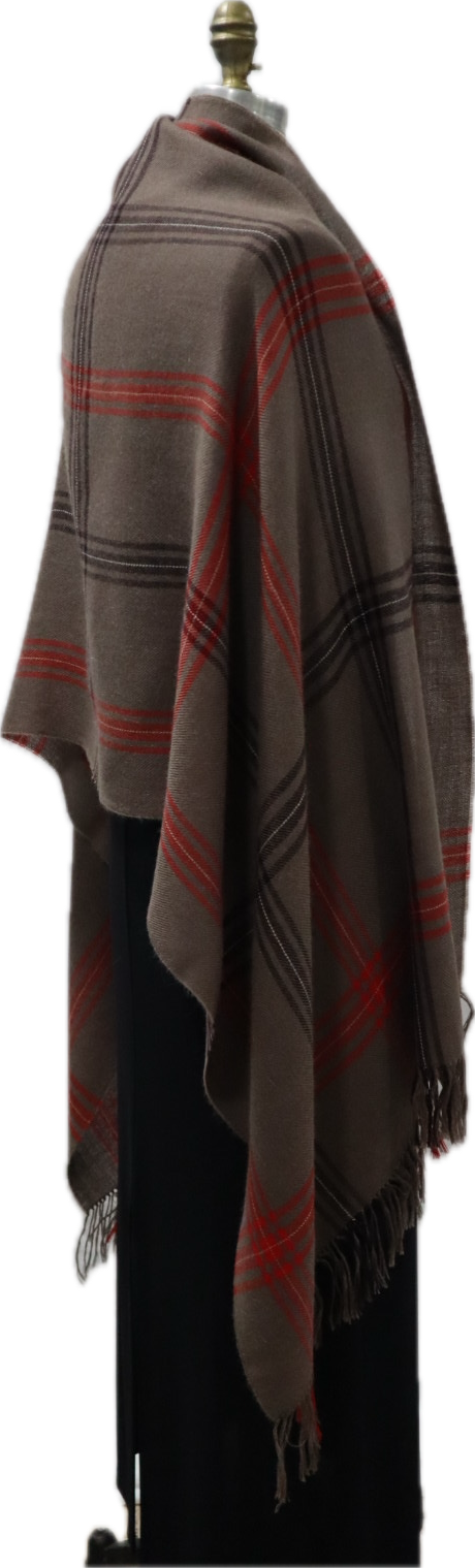 Classic Plaid Shawl