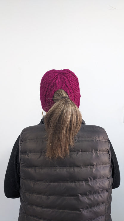 Ponytail Beanie— Studio