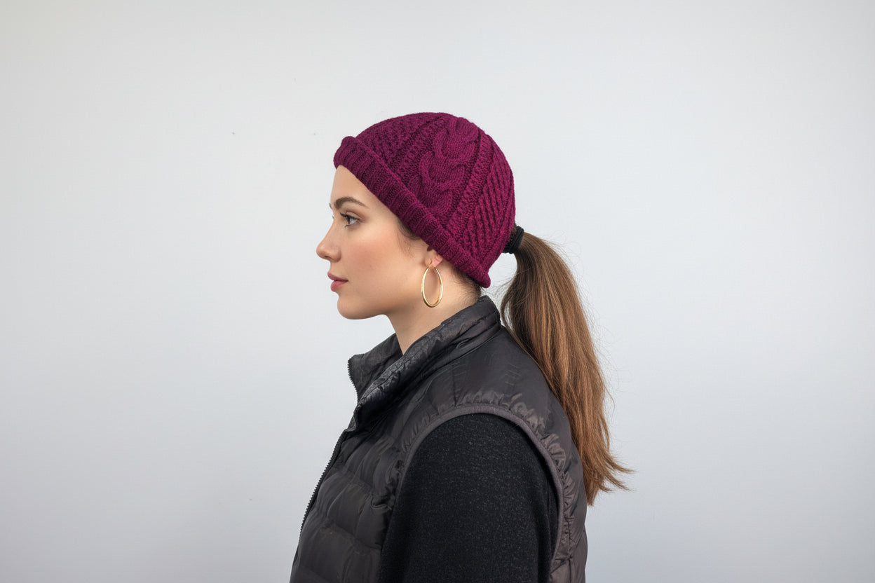 Ponytail Beanie— Studio
