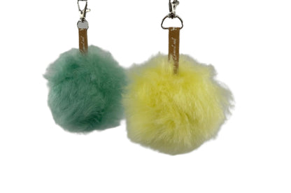 Plush Pompom Charm: Colorful