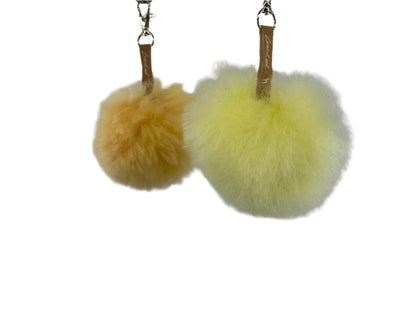 Plush Pompom Charm: Colorful