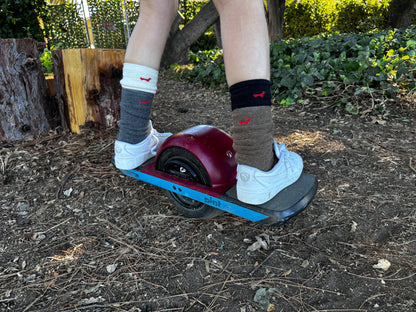 Rugged Alpaca Socks-Denim