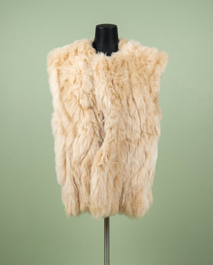 Fur Vest Solid Color — Studio