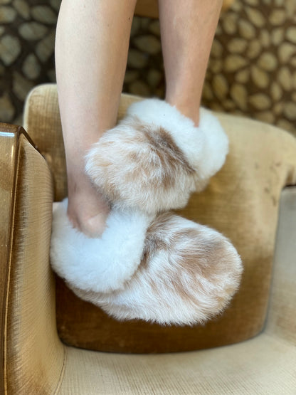 Reversible Fur House Slipper