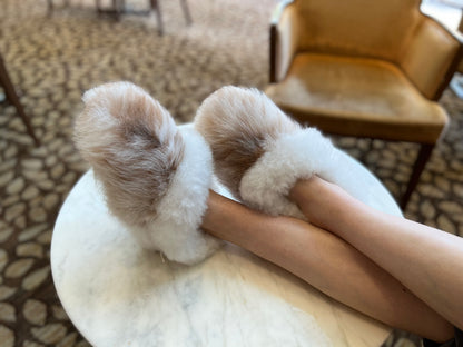 Reversible Fur House Slipper