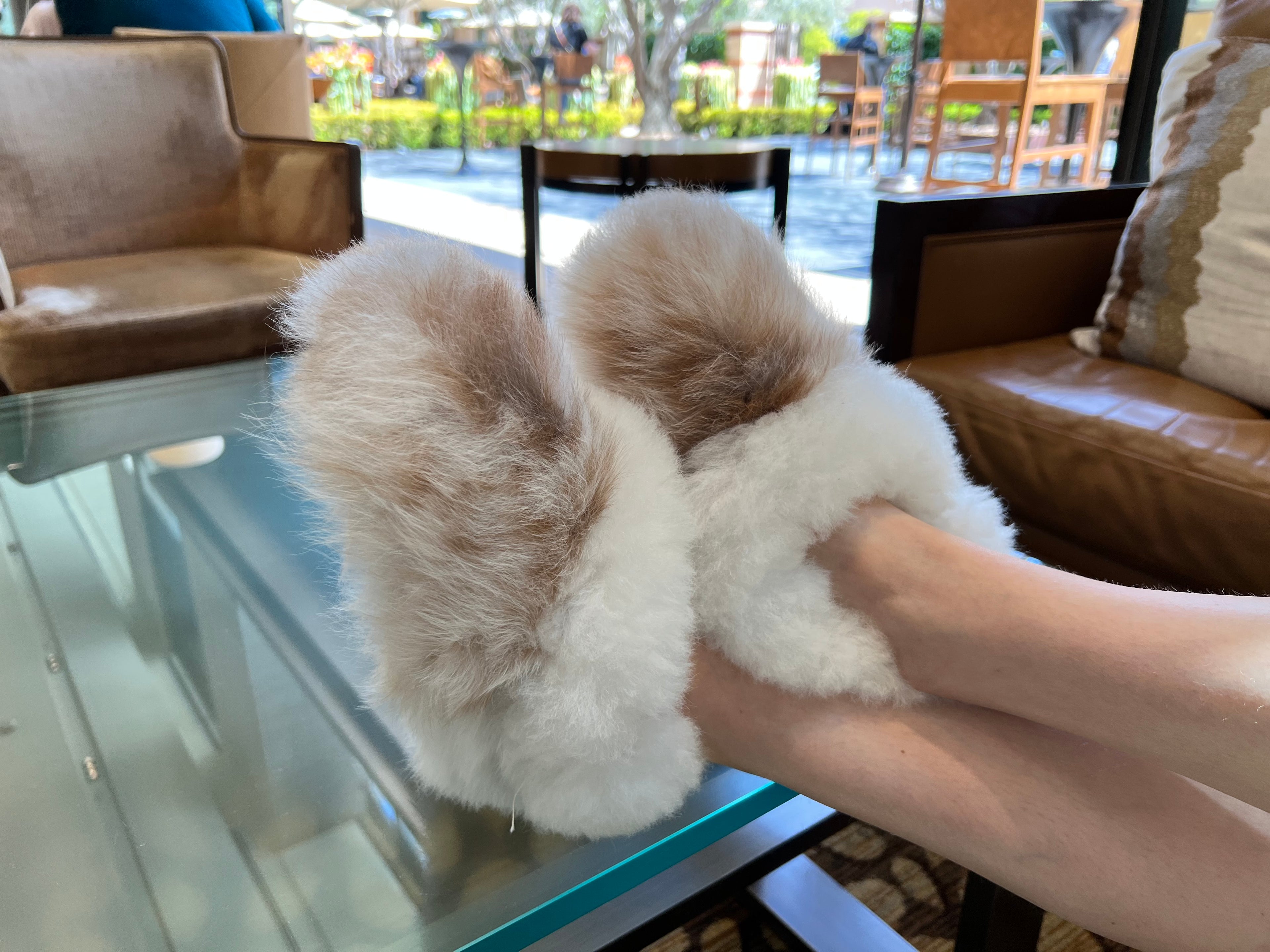 Reversible Fur House Slipper