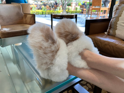 Reversible Fur House Slipper