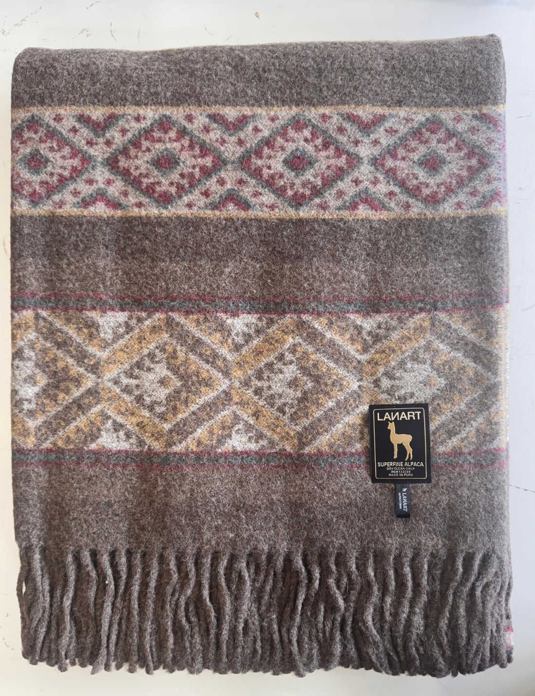 Cherokee Chief Throw - Flax
