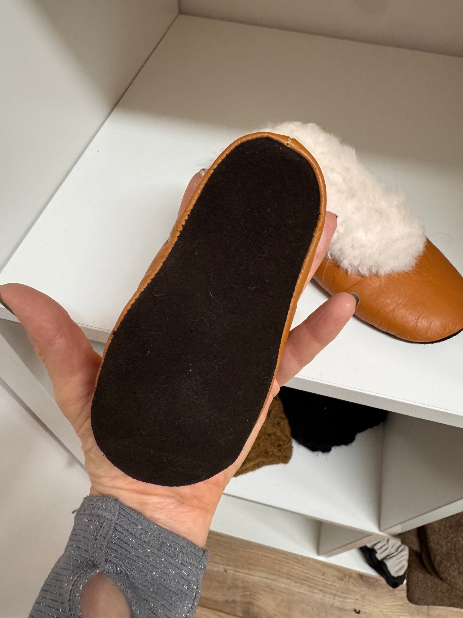 Baby Fur Trim Slippers