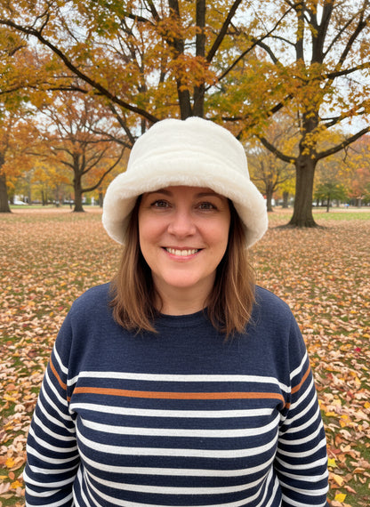 Fur Bucket Plush Hat