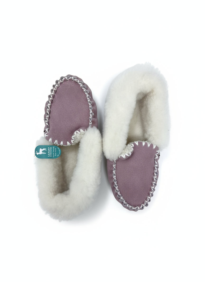 Pink Moccasin Slippers-XL
