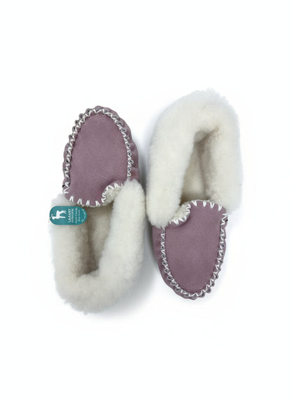 Pink Moccasin Slippers-XL