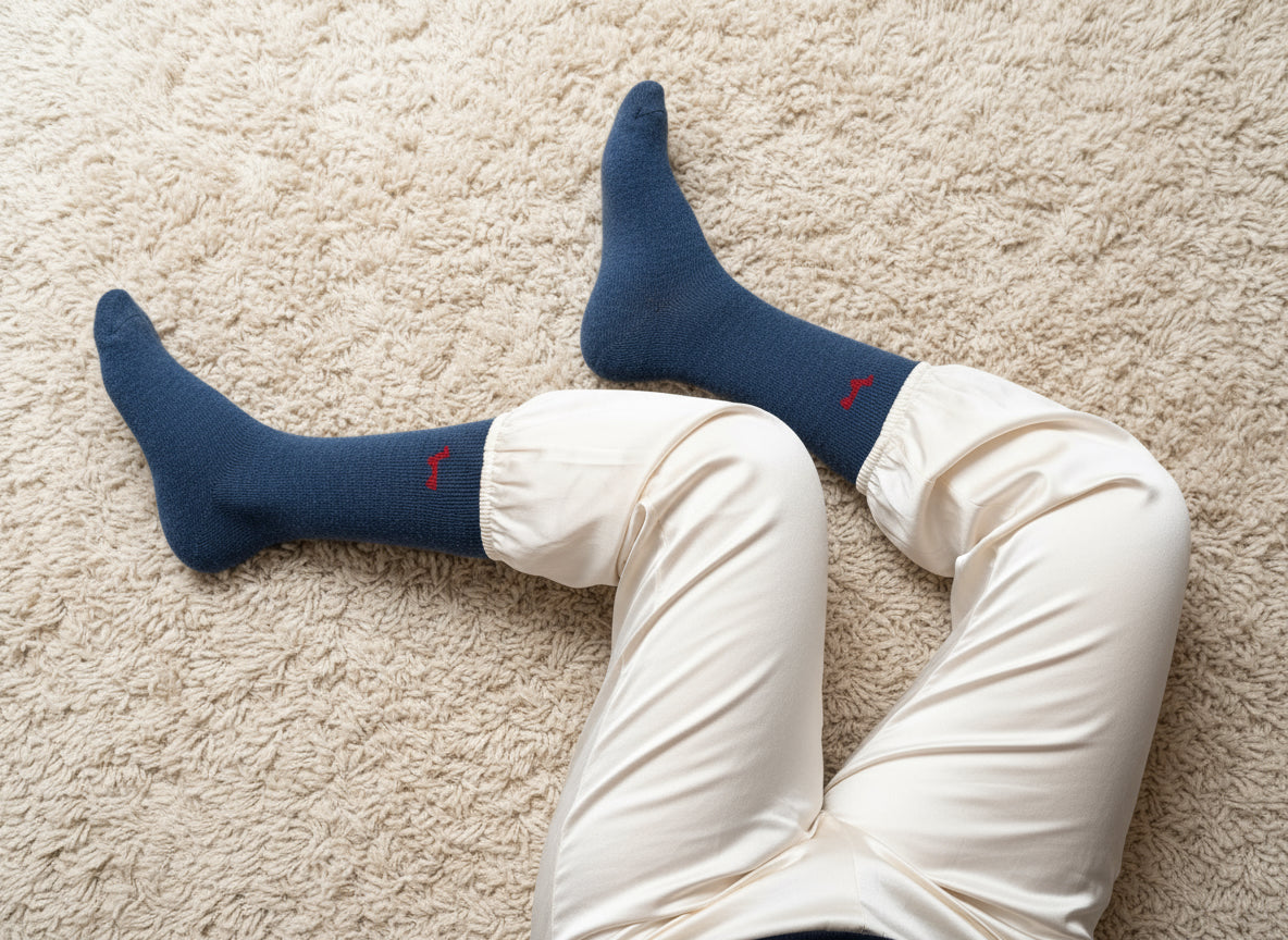 Everest Outdoor Alpaca Socks Denim