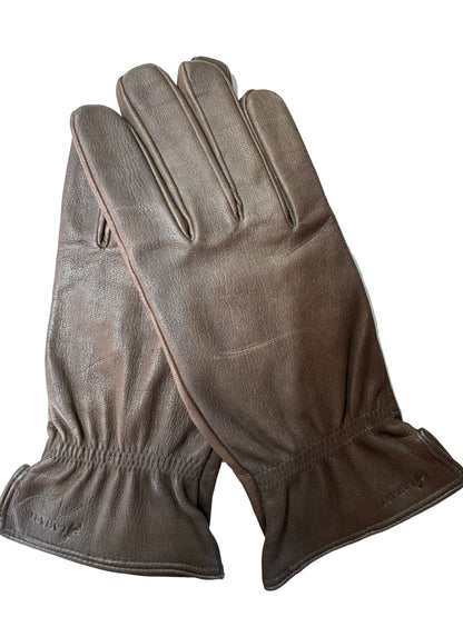 Leather Gloves Brown: SAMPLE